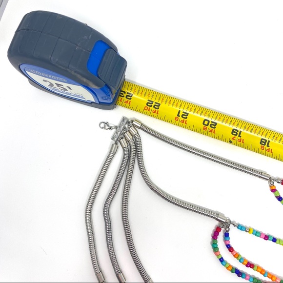 Jules Multi-Color Multi-Strand Statement Necklace - Picture 6 of 6